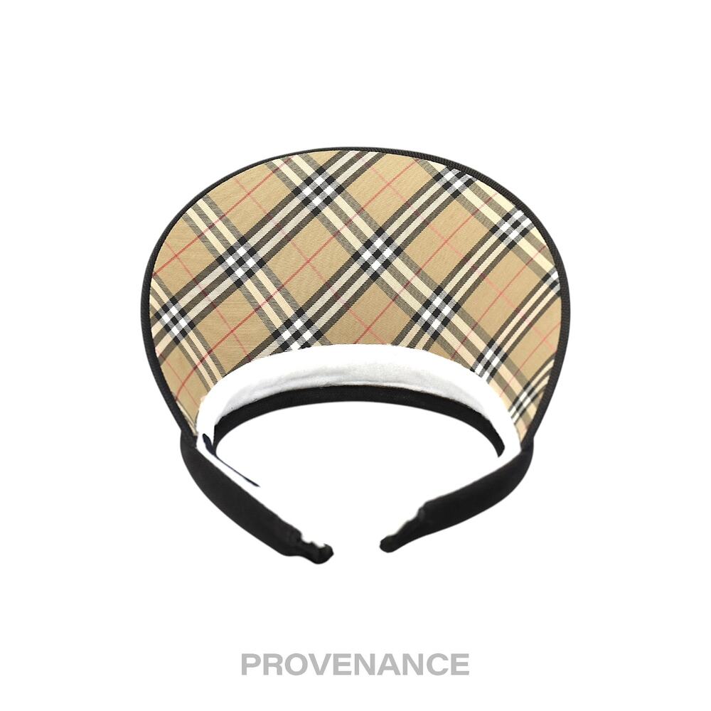 🔴 Burberry Golf Visor - Nova Check Black - Picture 6 of 7